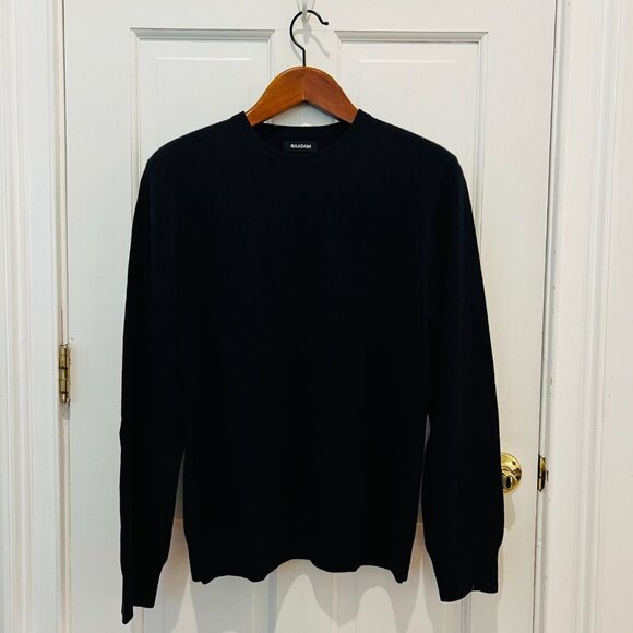 Naadam The Original Cashmere Sweater Navy Men's Size L Crew Neck NWOT's - Picture 3 of 16